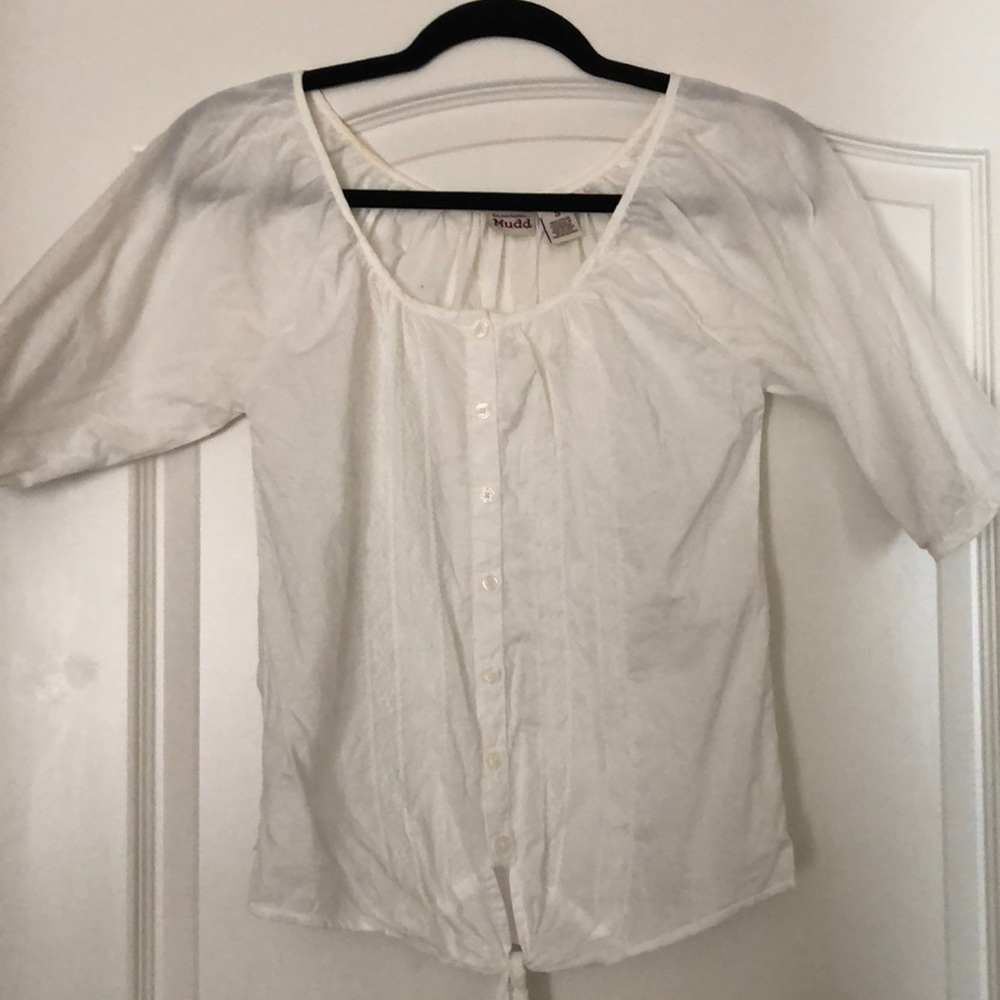 Boho white shirt